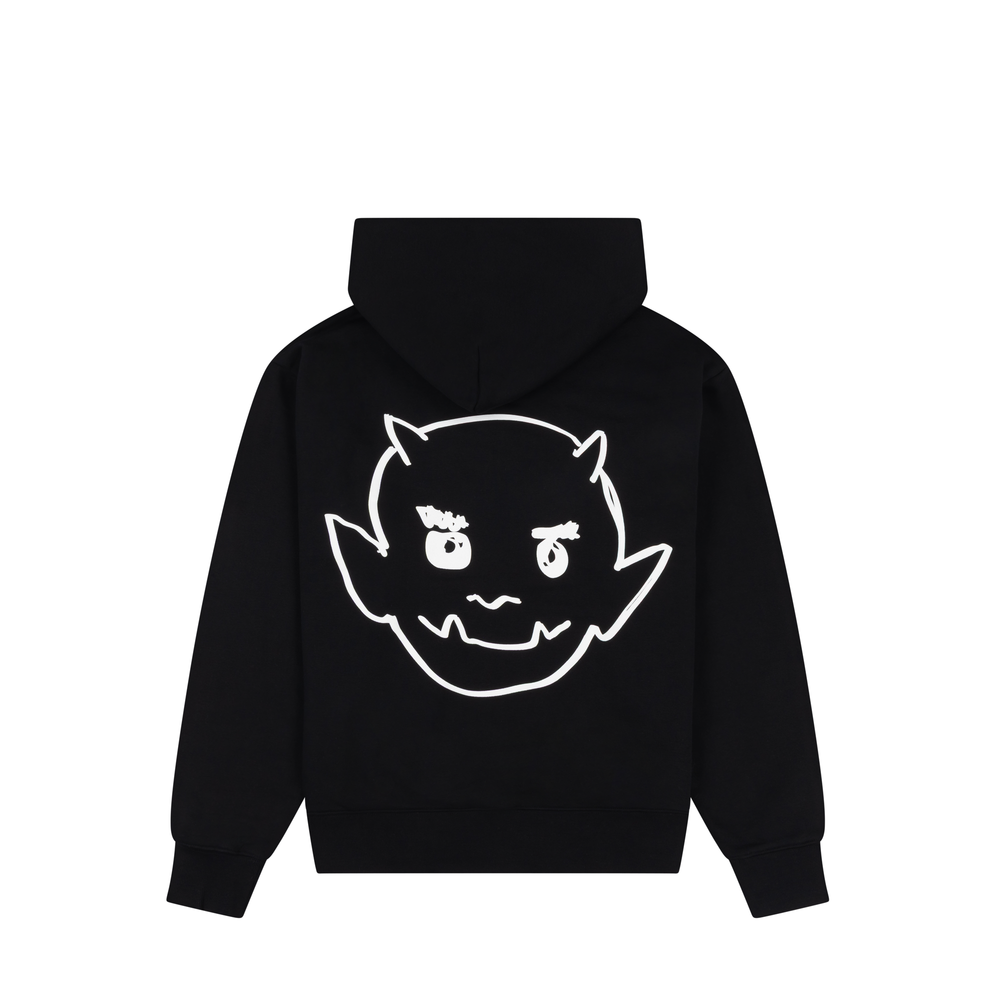 Black Ogre Zip Hoodie - Hard Life